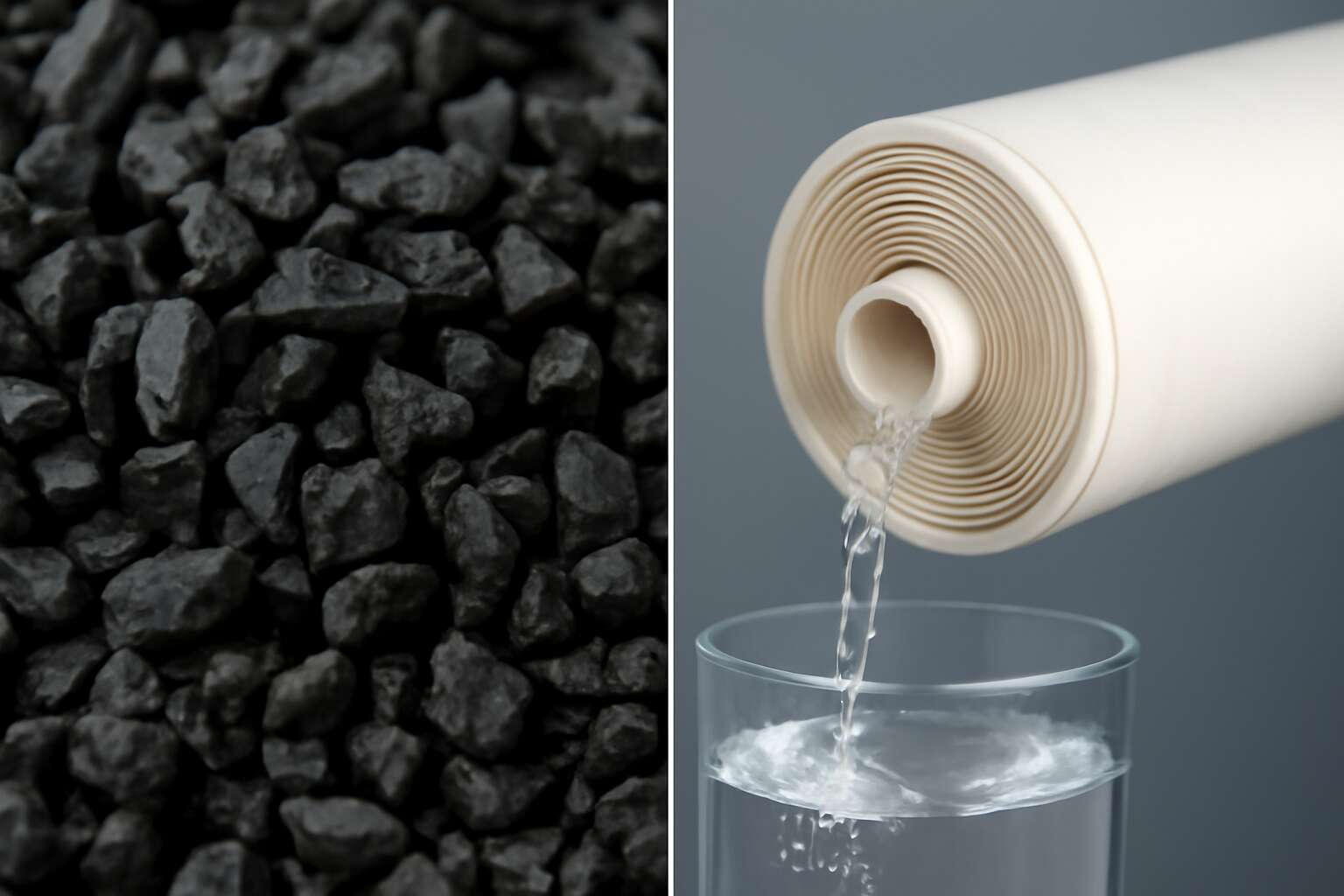 activated charcoal vs reverse osmosis