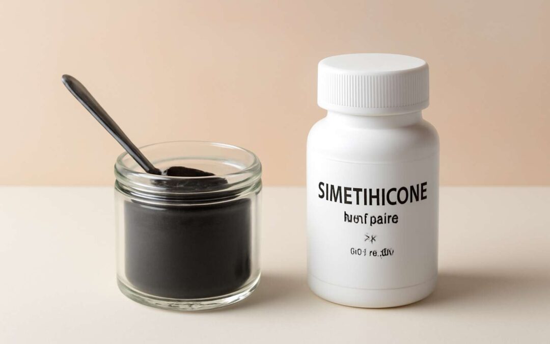 activated charcoal and simethicone: Quick relief from gas and bloating