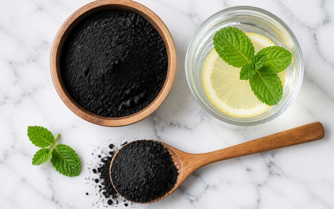 How activated charcoal helps draw out impurities and odors.